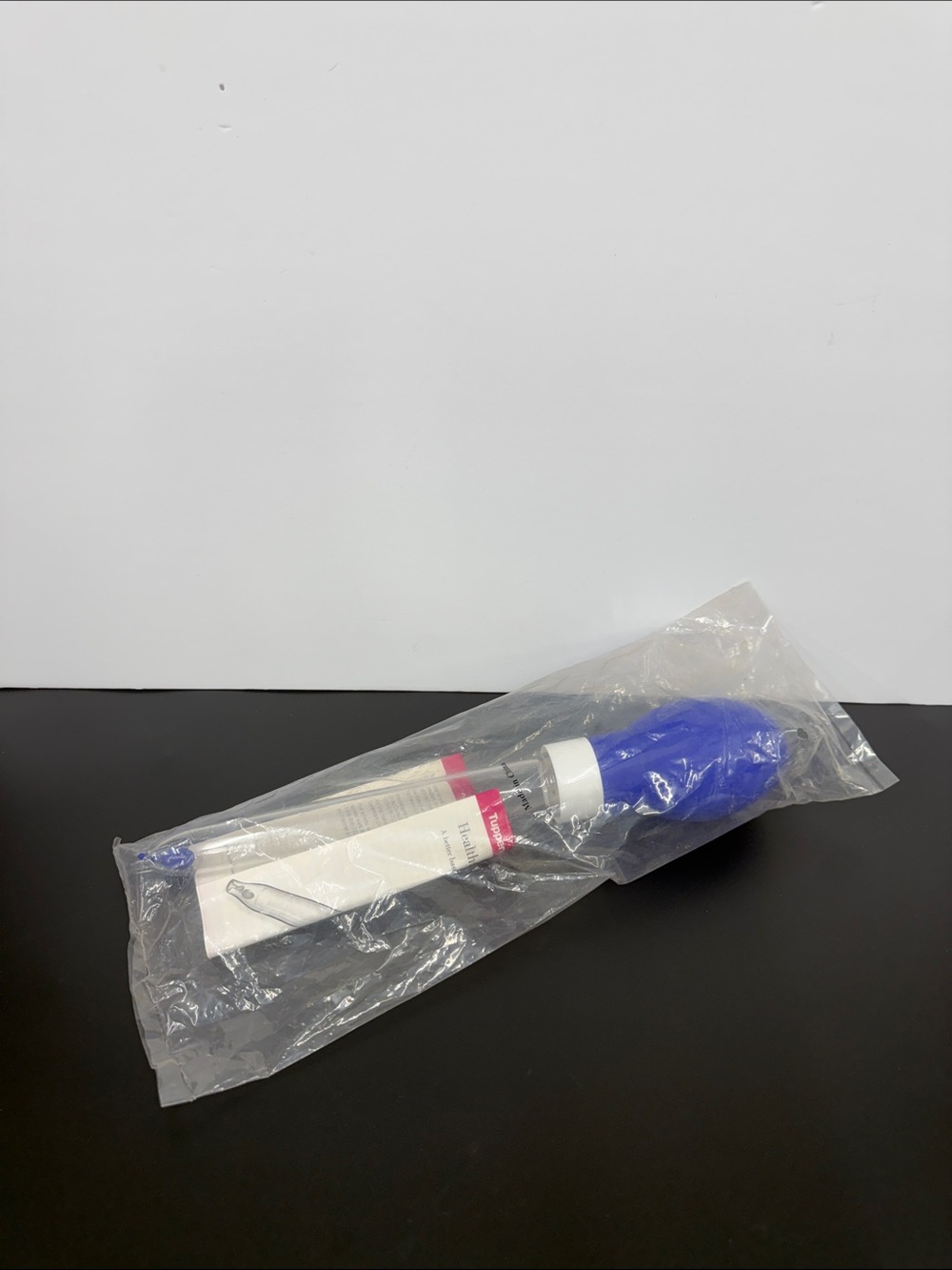 Tupperware 2-pc Healthy Turkey Baster 13" Long Kitchen Tool Vintage Blue 4029D-2